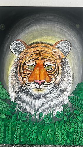 Finally our Tiger is done 

#painting #artist