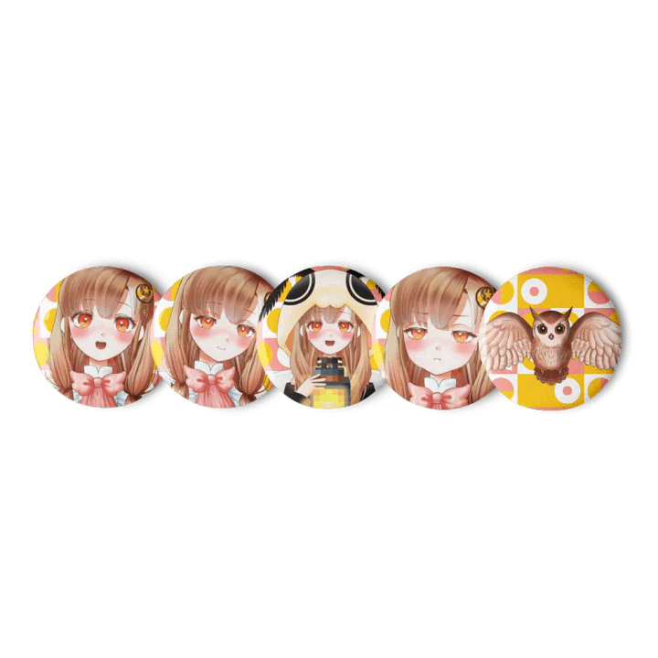 Yuni Luna Expressions Pin Buttons Set product image (1)