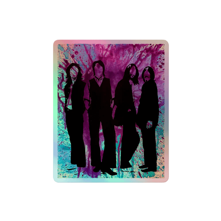 Four Brits Silhouette Holographic Sticker product image (2)