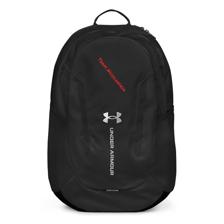 Team Nicolandria Red Diagonal Backpack product image (1)