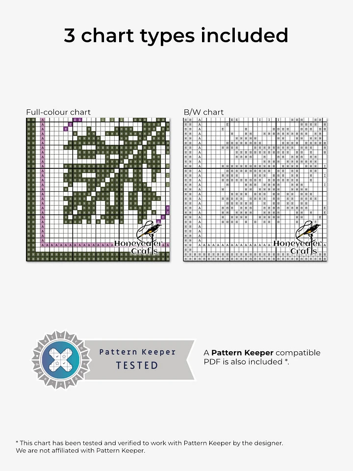 Scottish Thistle: Abstract Cross Stitch Pattern PDF product image (2)