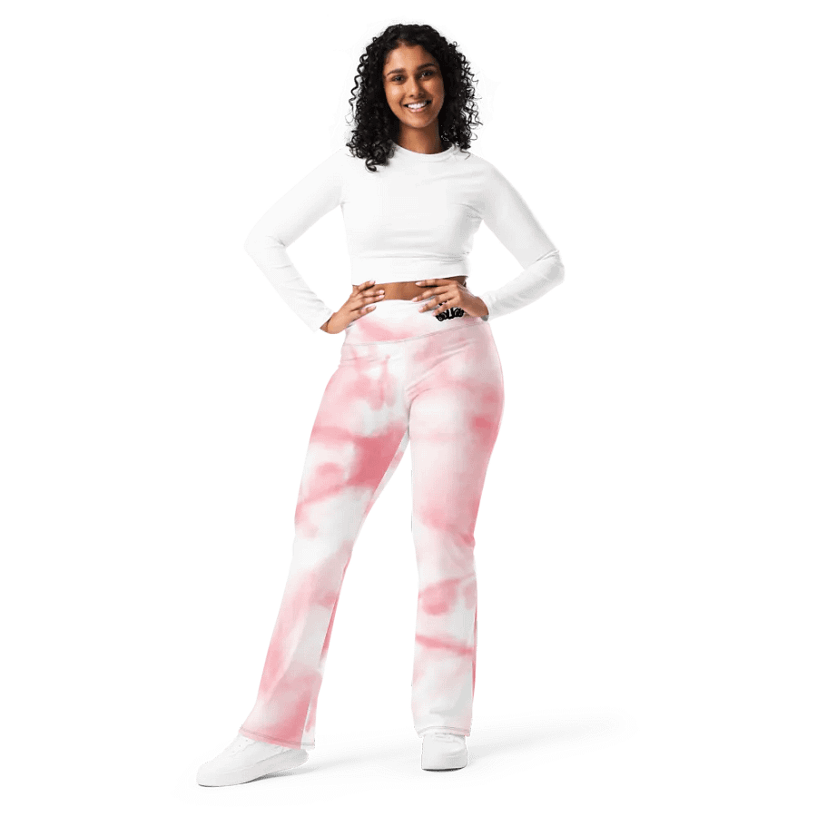 YesYes Pink Flare Leggings product image (4)