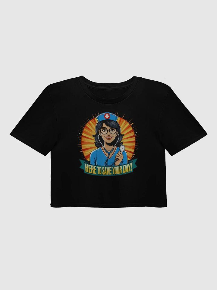 Smiling Nurse Premium Crop Top product image (1)