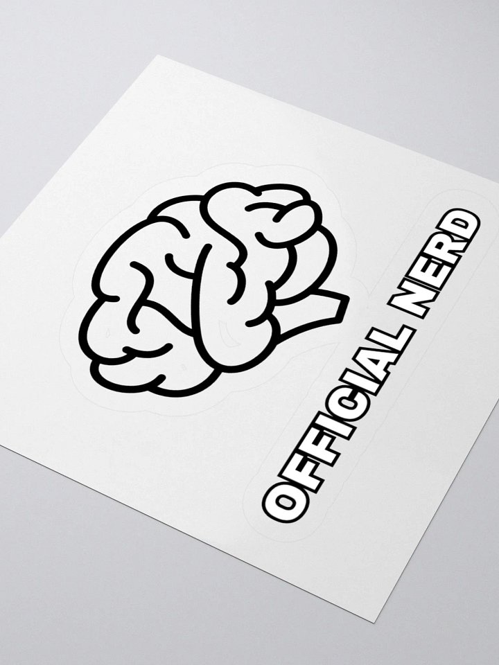 Official Nerd Sticker product image (1)
