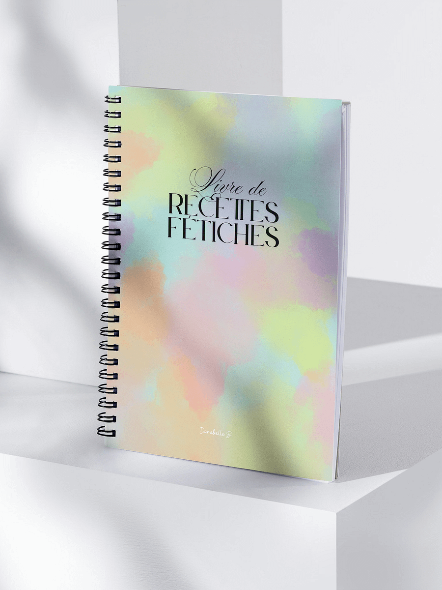 Livre de Recettes Fétiches - Carnet Inspirant - NoteBook product image (4)