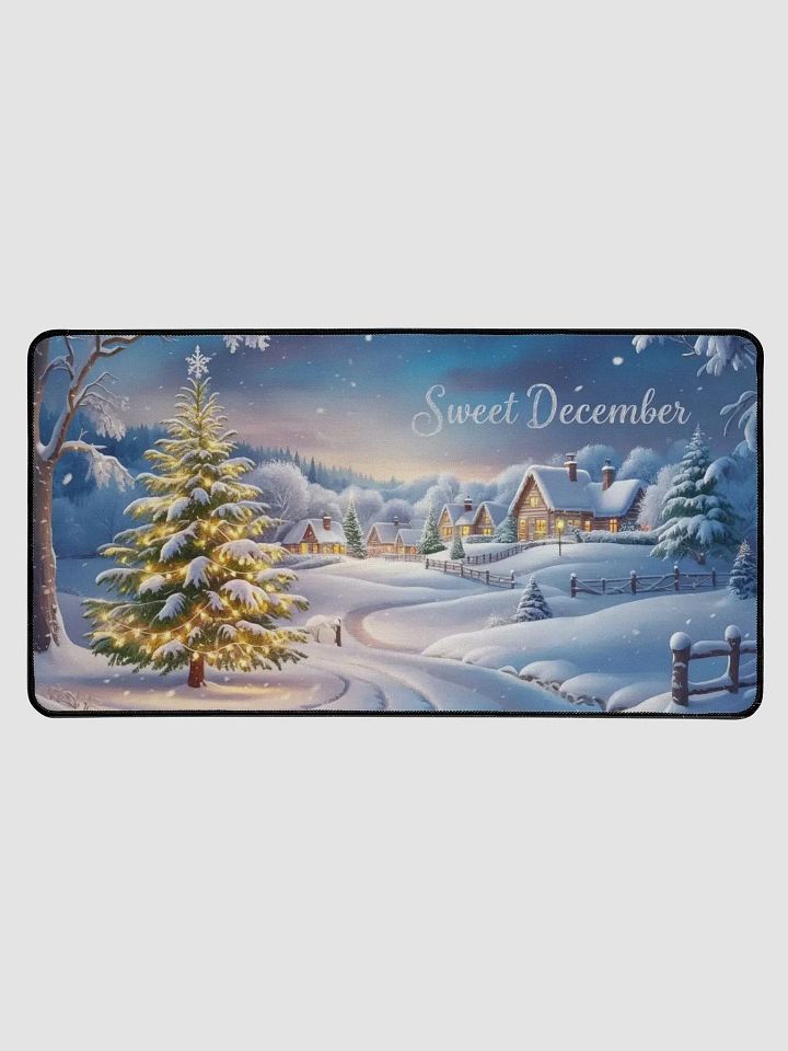 Frosty Village Desk Mat product image (1)