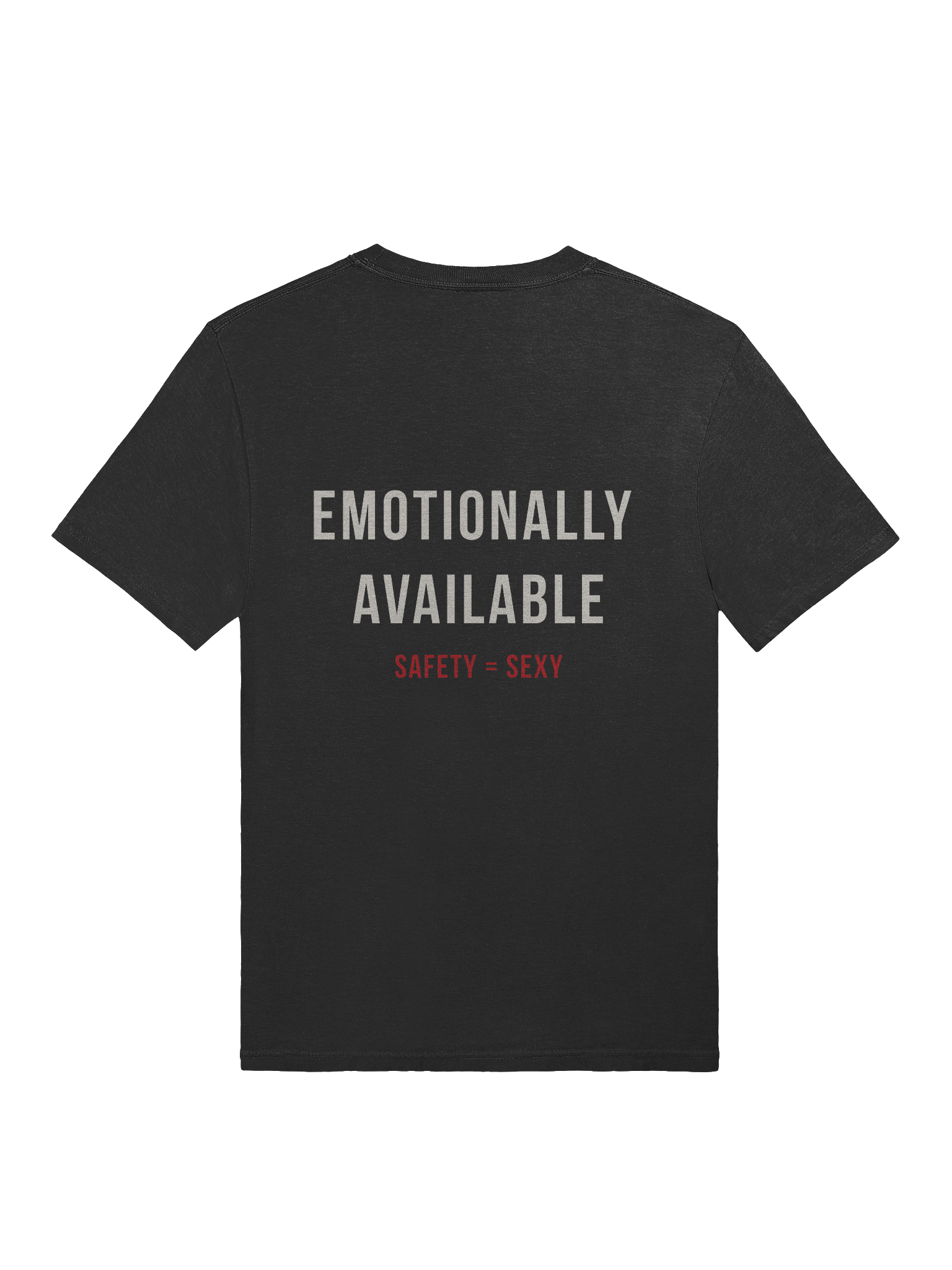 Emotionally Available Tee – Safety Equals Sexy product image (2)