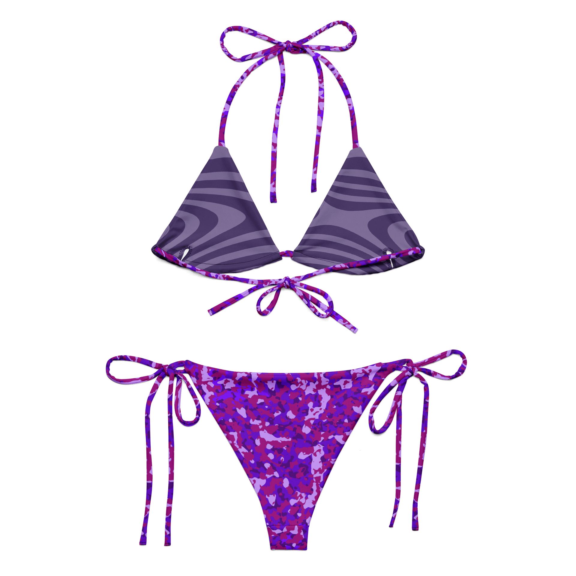 MADFLKTRN Pattern Two Piece Bikini product image (2)