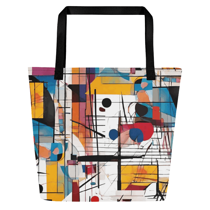 kadinsky inspired large tote bag product image (1)