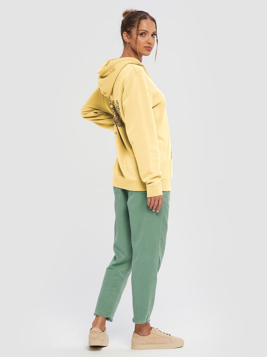 Fear Inspires, Design Transforms Graphic Hoodie Pigment-Dyed Hoodie product image (4)