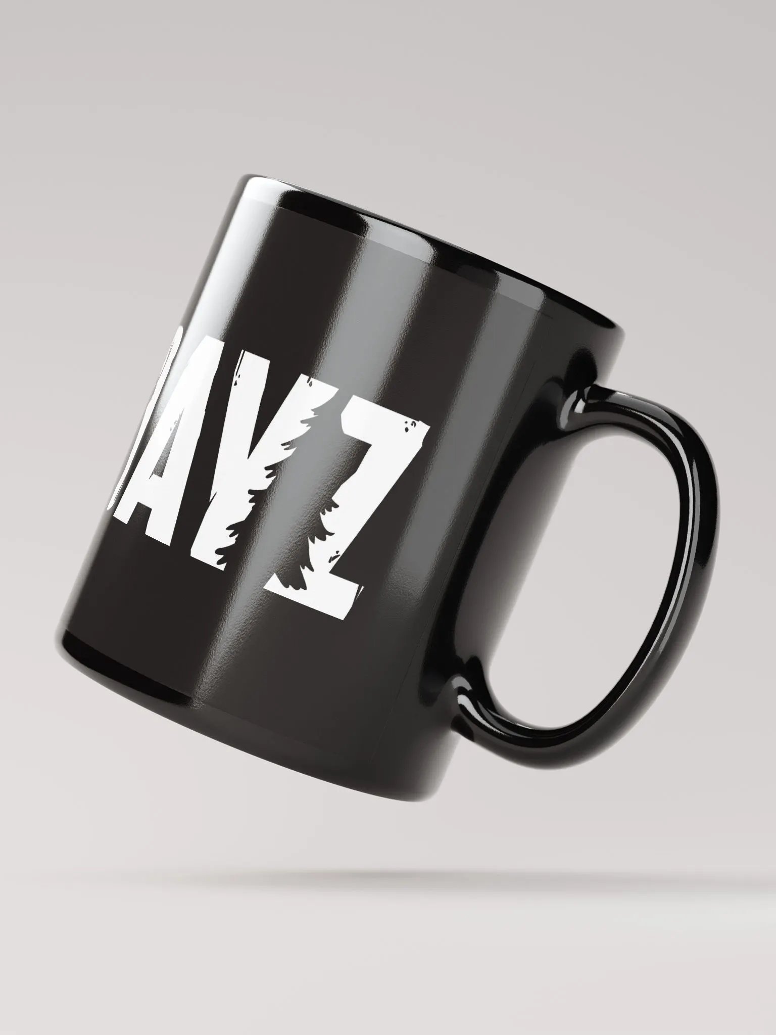 Holliedayz logo black mug product image (3)