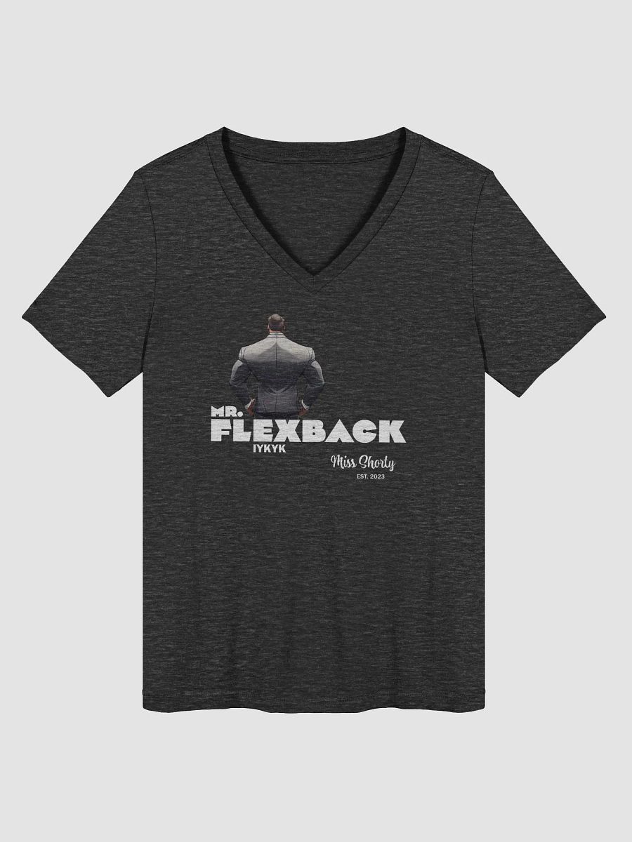 Mr. Flexback -- If you know, you know V neck T shirt product image (1)