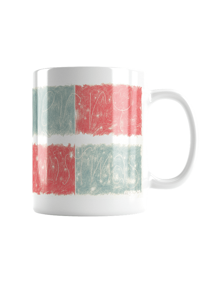 Merry Christmas x2 White Glossy Mug product image (2)