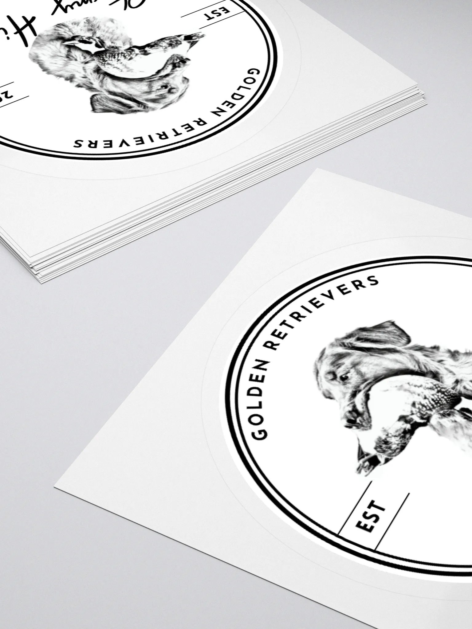 Stormy Hill Golden Retrievers Stickers product image (7)