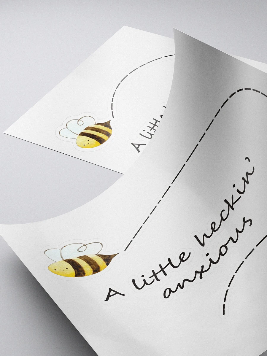 Anxious Bee Sticker product image (4)