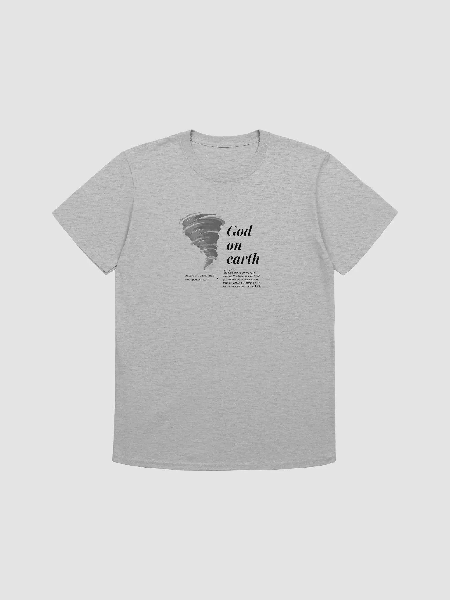Wind Blows John 3:8 T-shirt product image (1)