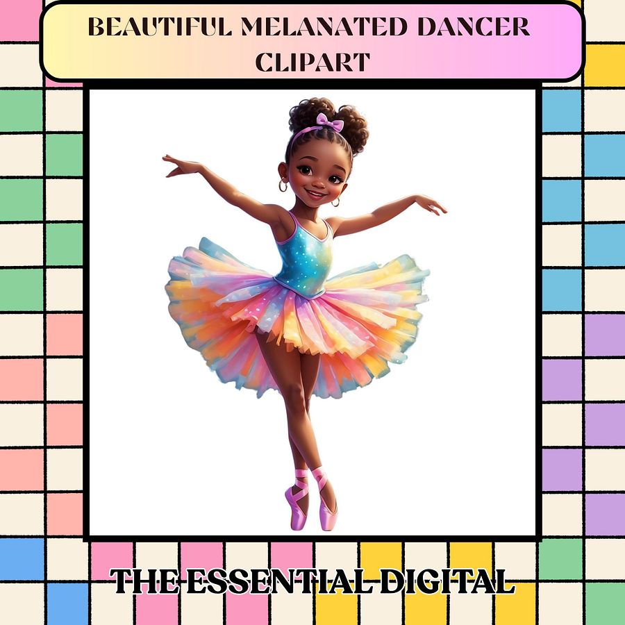 Beautiful Melanated Dancers PNG Clipart Images product image (1)
