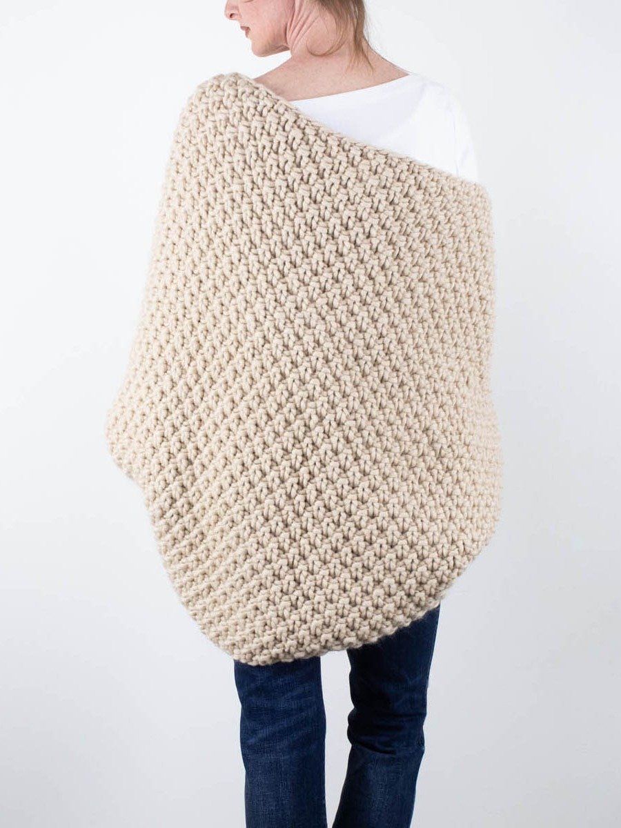 Quick-ish Shrug Sweater Knitting Pattern - Knitcation product image (5)