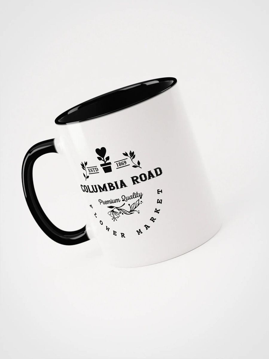 Columbia Road Market Peek-a-Boo Ceramic Mug (Black) product image (3)