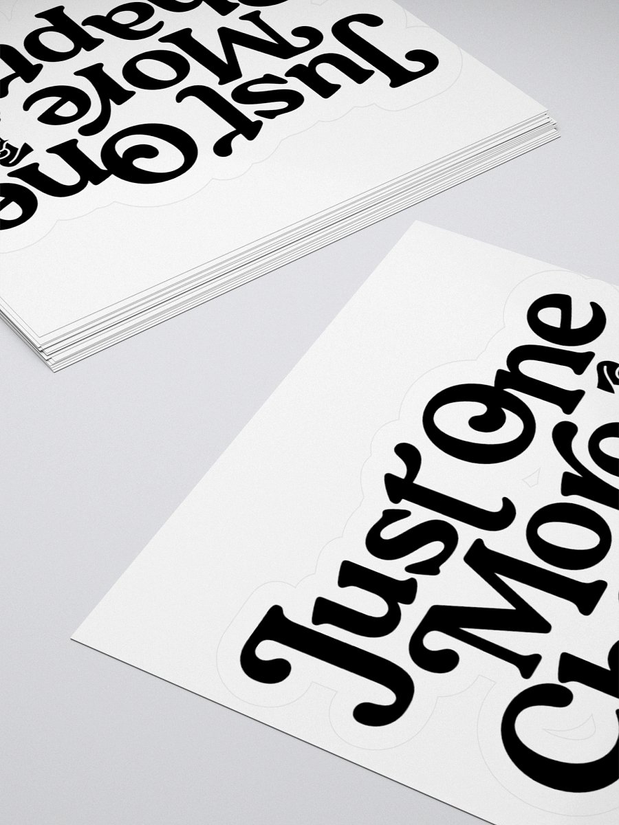 Just One More Chapter Sticker product image (12)