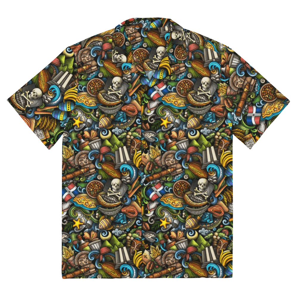 Nautical Skull Adventure Hawaiian Shirt product image (3)