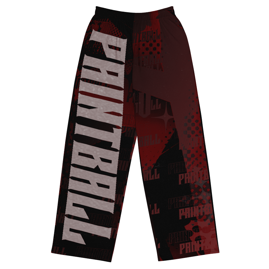 Grind and prosper pants, red and black product image (1)