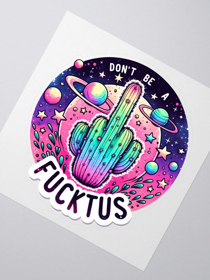Cosmic Cactus Kiss Cut Sticker product image (8)