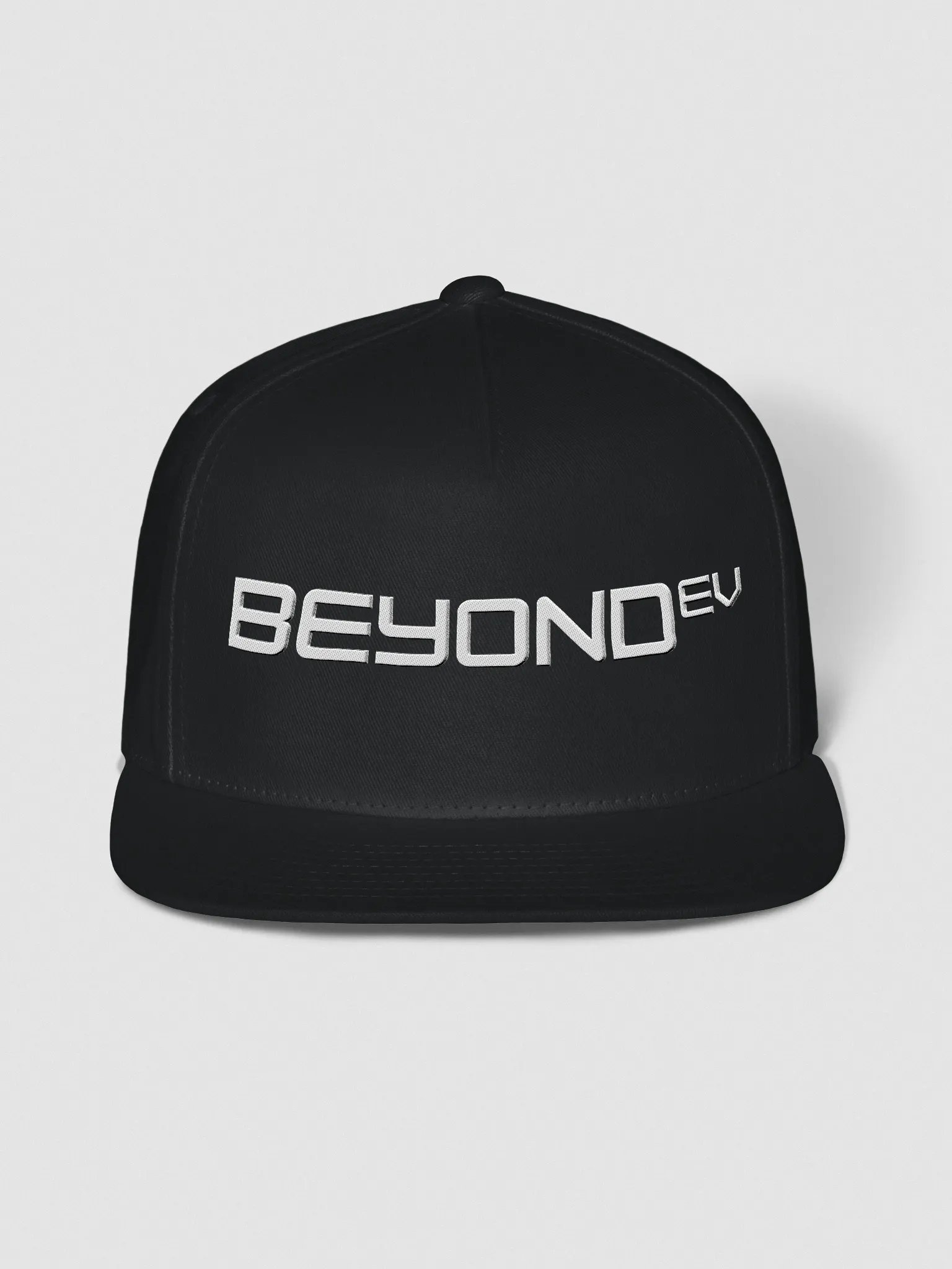 Embroidered Snapback Cap - White Logo product image (1)