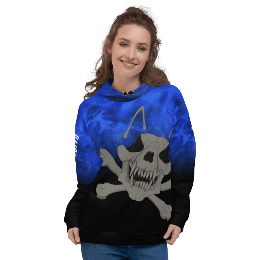 Mongrel Squad Straight Outta Klescher Blue/Black Hoodie product image (3)