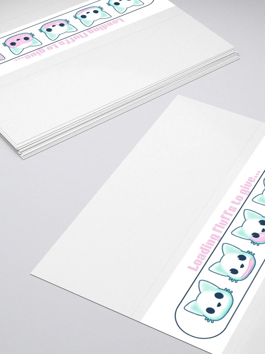 Whimsical Cat Loading Kiss-Cut Stickers product image (4)