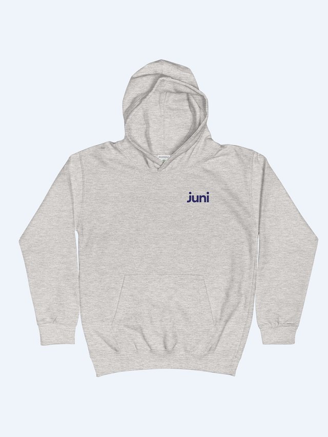 Juni Kids Hoodie, Grey product image (1)