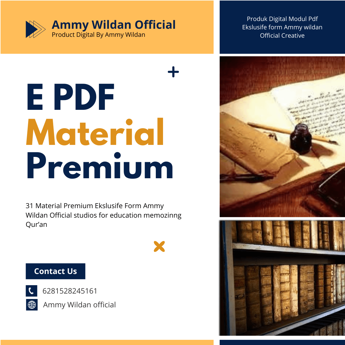 31 E Pdf Premium Knowladge Of Memorizing Qur'an product image (1)