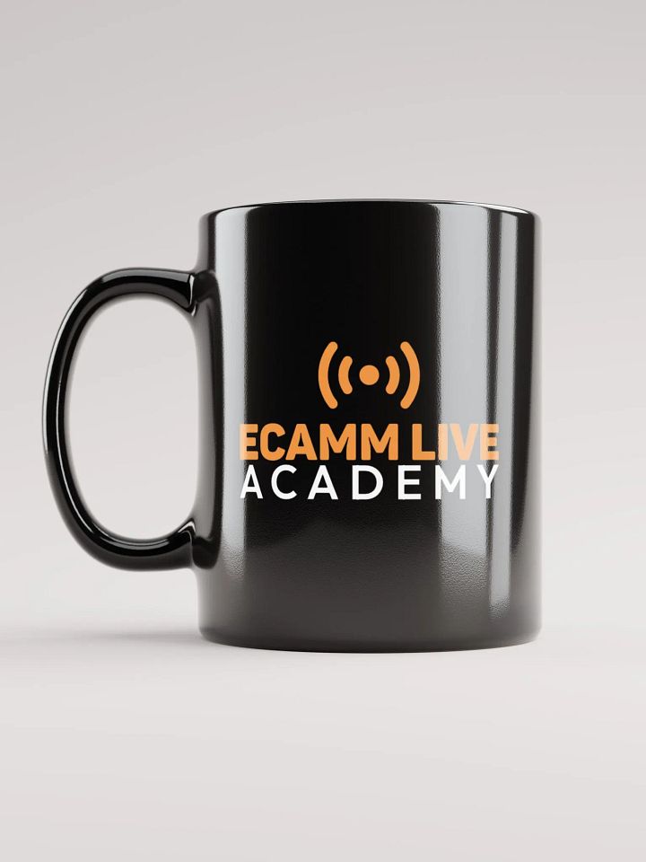 Ecamm Live Academy Black Gloss Mug product image (1)
