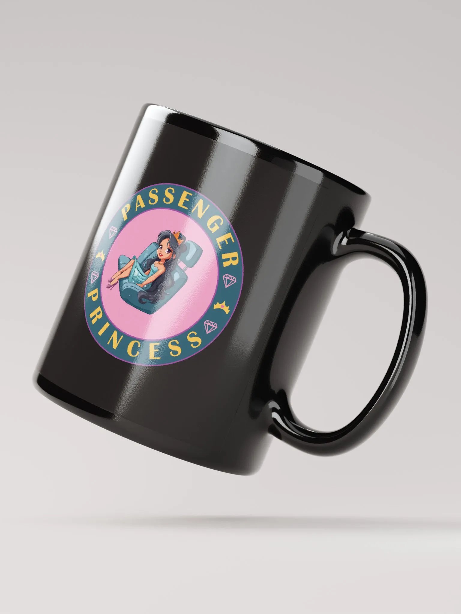 Passenger Princess Always | Black Mug product image (4)