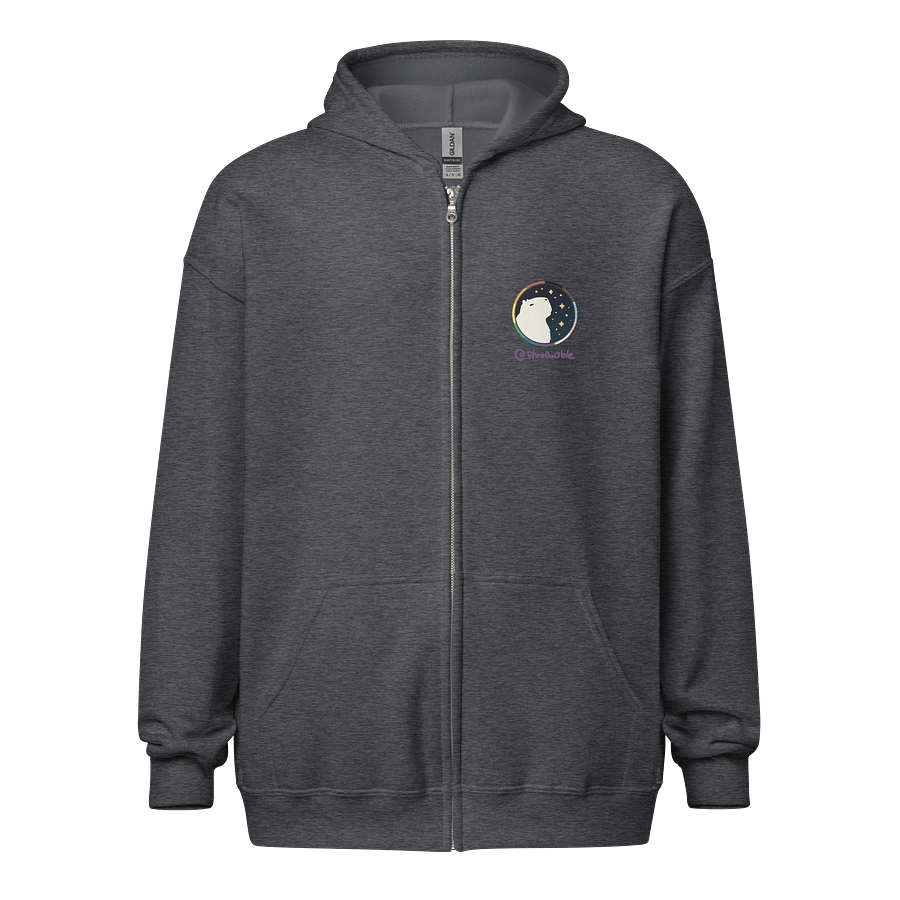 zipped hoodie : pride-cone aroace product image (2)