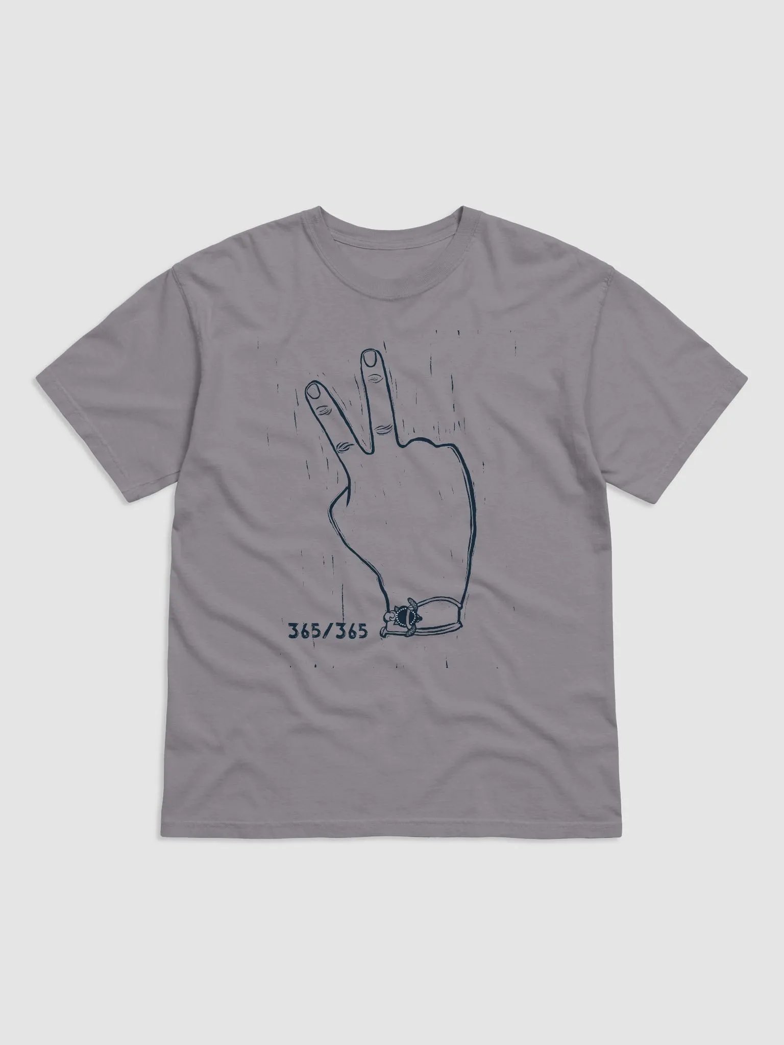 Linocut Peace Short Sleeve Shirt product image (1)