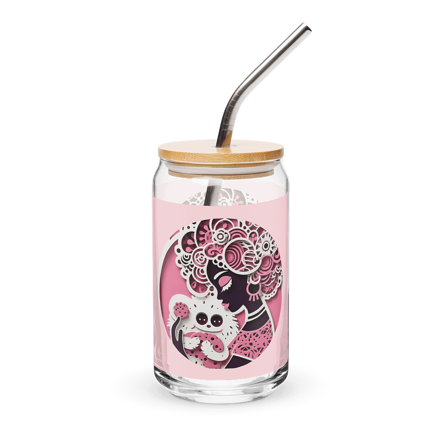 Pink Cookie Monster | Can-Shaped Glass product image (5)