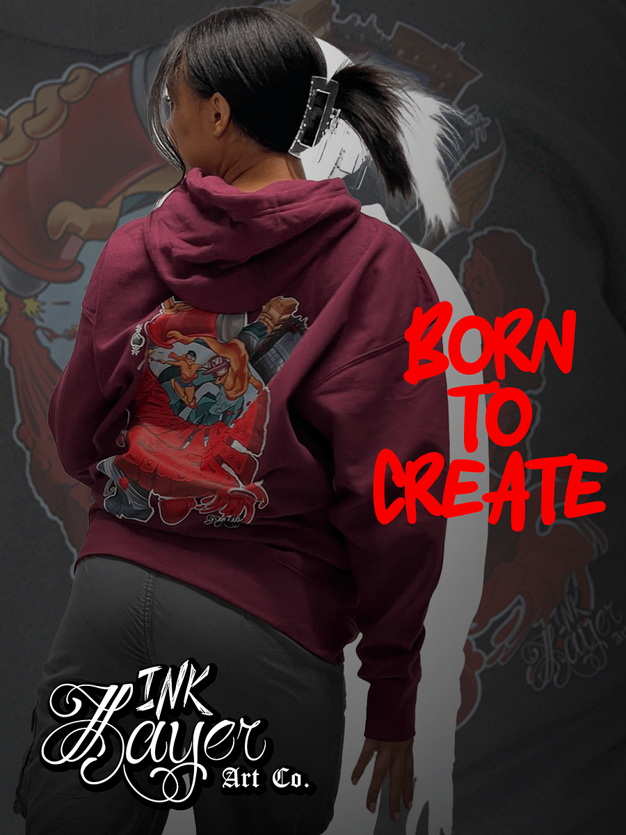 Born To Create Premium Hoodie product image (2)