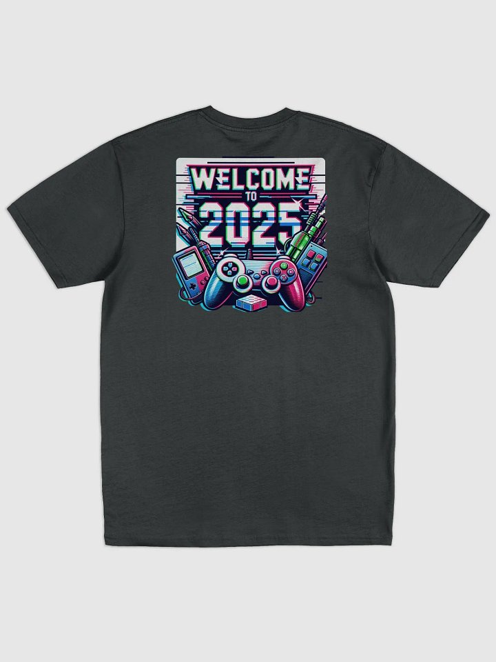 Gamer T-Shirt – Futuristic “Welcome to 2025” with RGB Lights product image (22)
