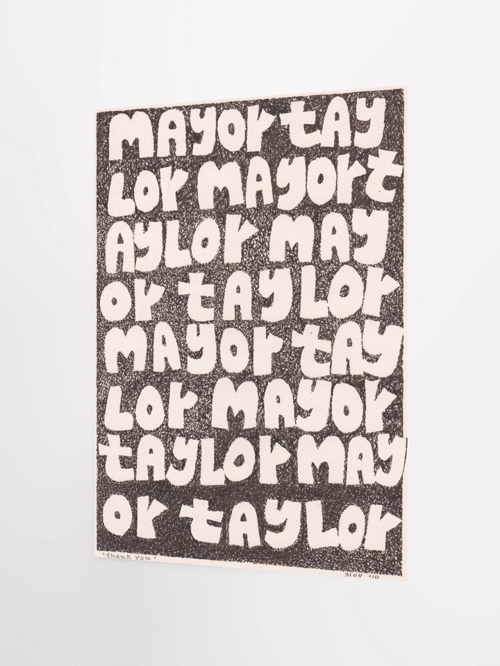Mayor Taylor Poster product image (4)
