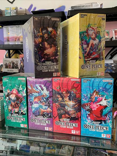 Tonight is our One Piece Starter deck events! Come join us if you want to learn the game!