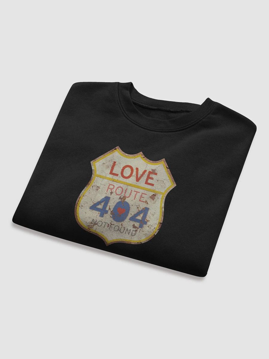 Vintage Love Route 404 (Front Print) Women's Fleece Crop Sweatshirt product image (22)