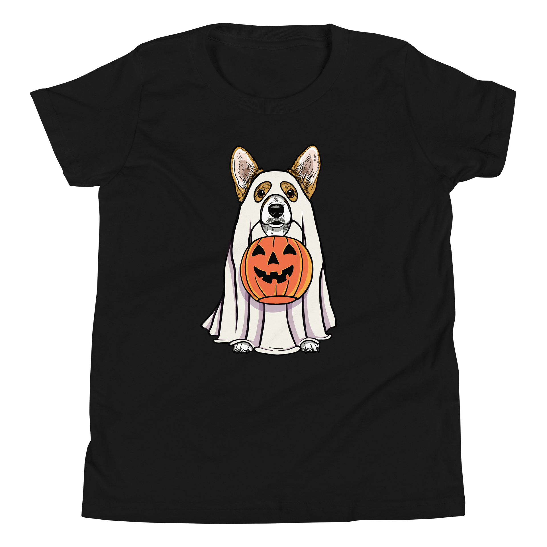 Halloween Pembroke Welsh Corgi(Fawn) Youth T-Shirt product image (5)
