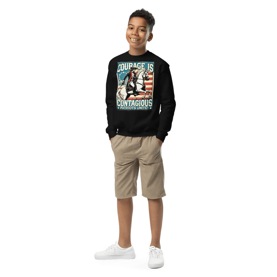 Courageous Patriots Youth Sweatshirt product image (1)