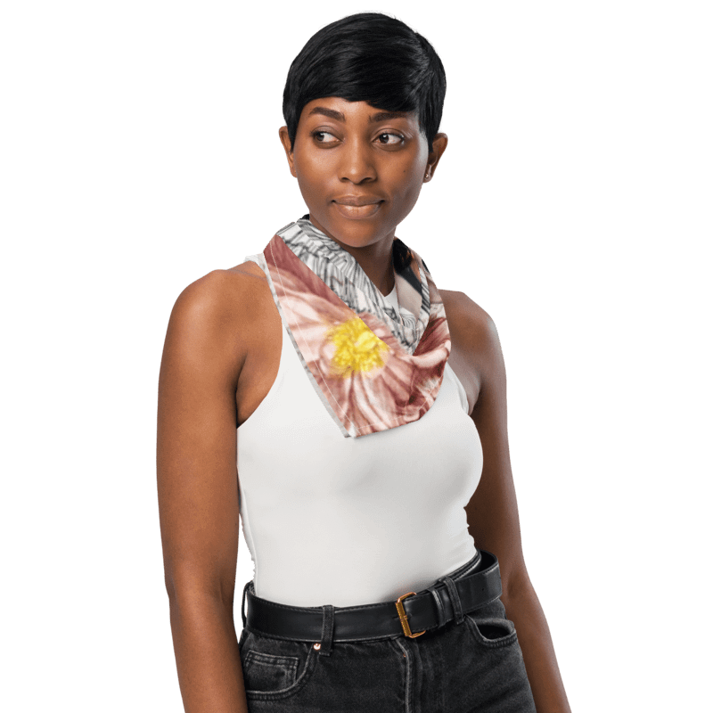 Vintage Lady Butterfly Dreams All-Over Print Bandana product image (3)