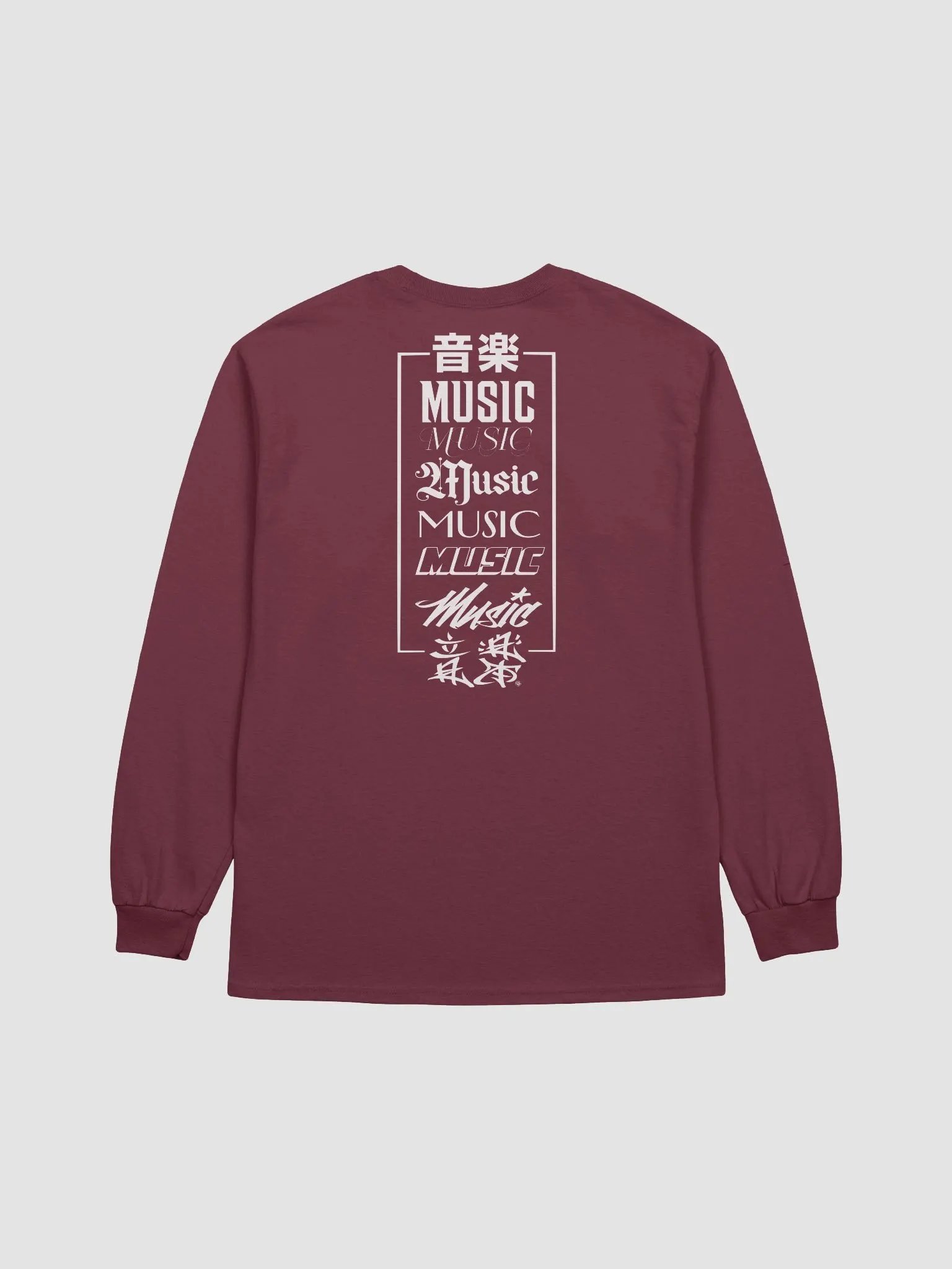 Music Repeated Long Sleeve Tee product image (20)