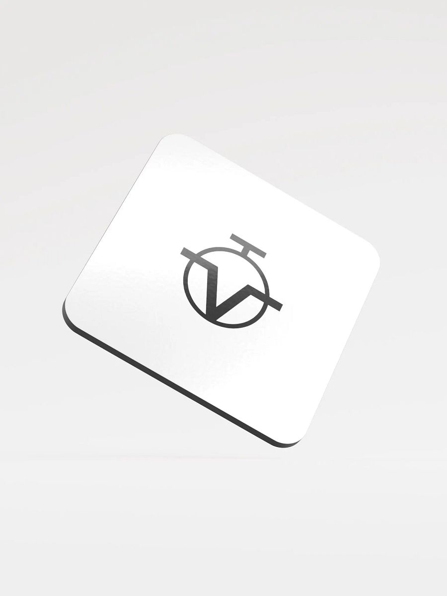 Glossed Cork OVT Coaster - Eco-Friendly Minimalist Design product image (1)