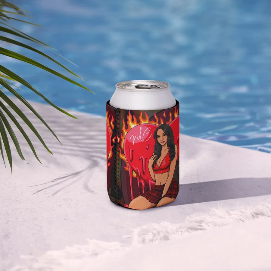 Heart on Fire Koozie product image (8)