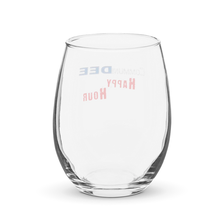 CommuniDEE Happy Hour Wine Glass product image (2)