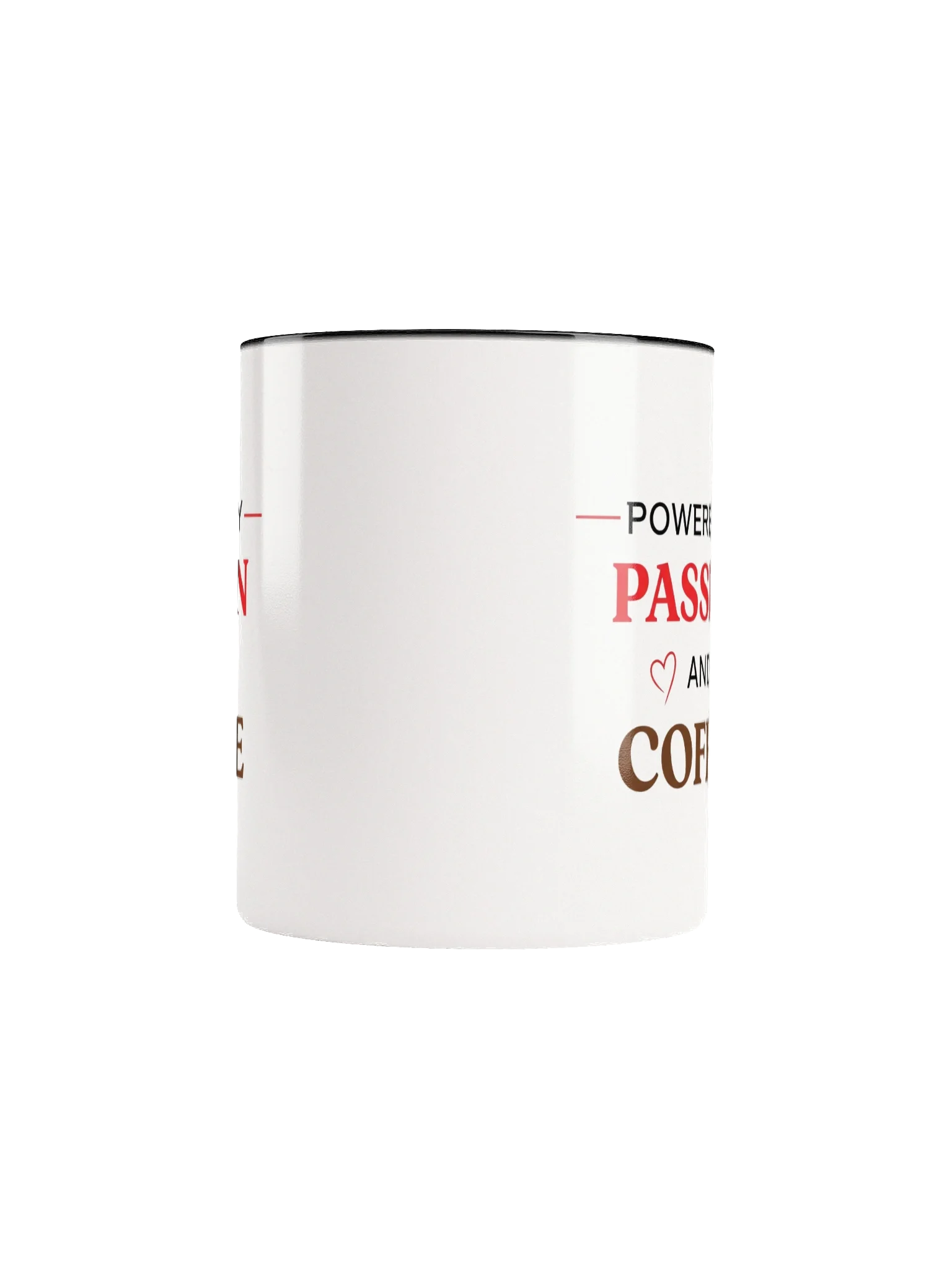 Powered by Passion (and Coffee) Mug – Motivational Coffee Cup for Go-Getters & Ambitious Minds product image (5)
